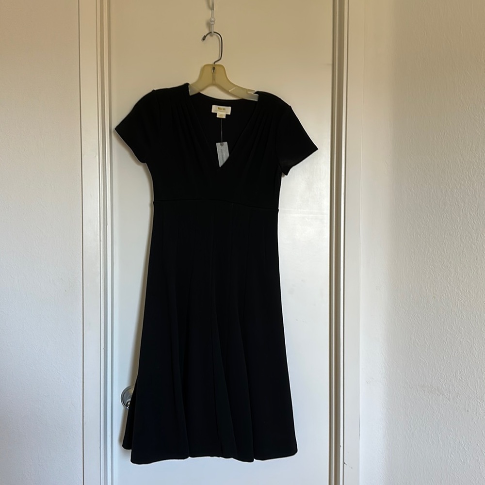 Anthropology Maeve Black Dress
